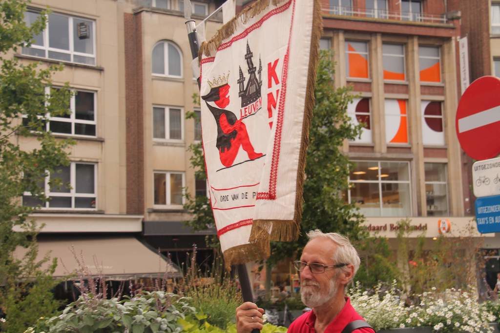 De stoet van de 46st meyboom Leuven