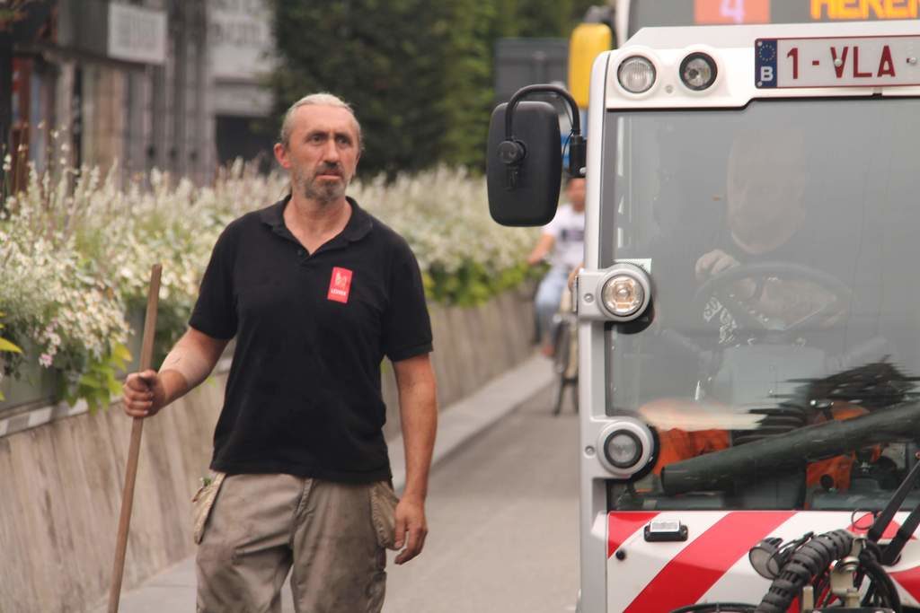 De stoet van de 46st meyboom Leuven