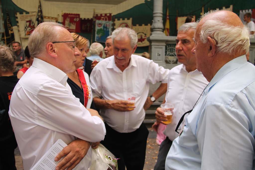 Abraham en kamerood sestig viering