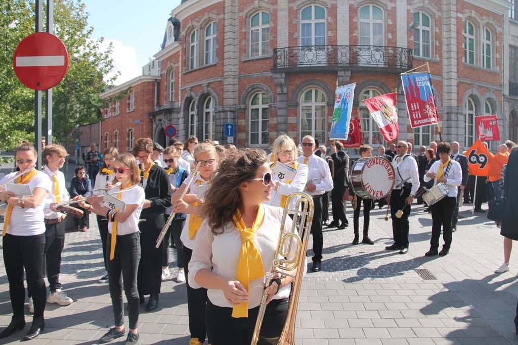 Concertband Leuven op de 64ste jaartallendag