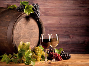Vat wijn wit en rood